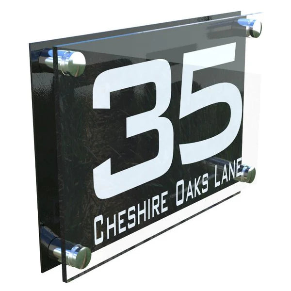 Mr Plaques Prestige A4 House Sign