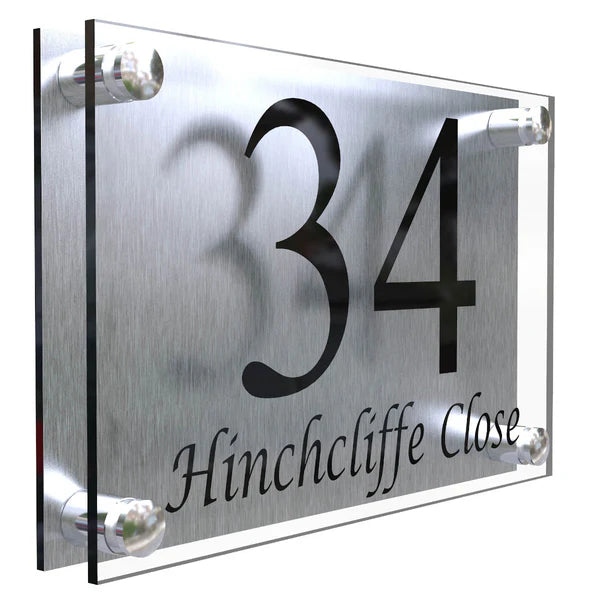 Mr Plaques Prestige A4 House Sign
