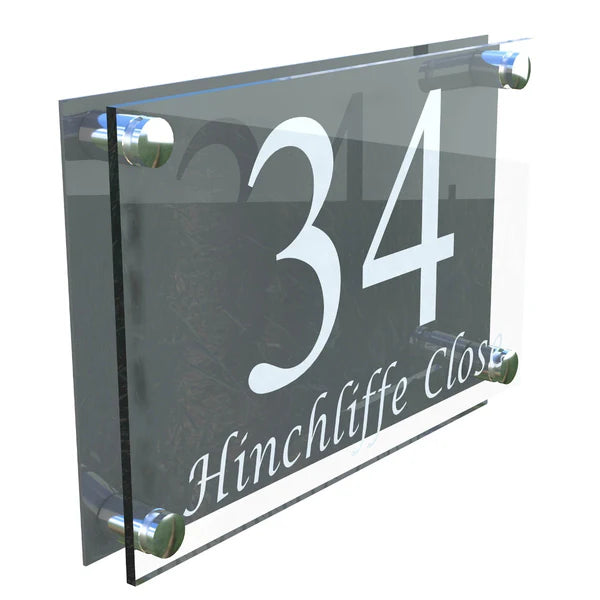 Mr Plaques Prestige A4 House Sign