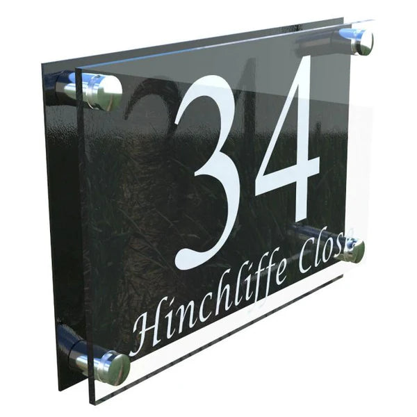 Mr Plaques Prestige A4 House Sign