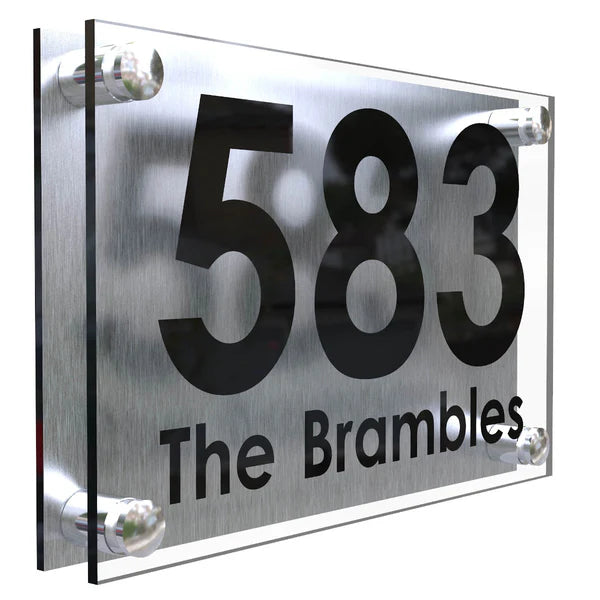 Mr Plaques Prestige A4 House Sign