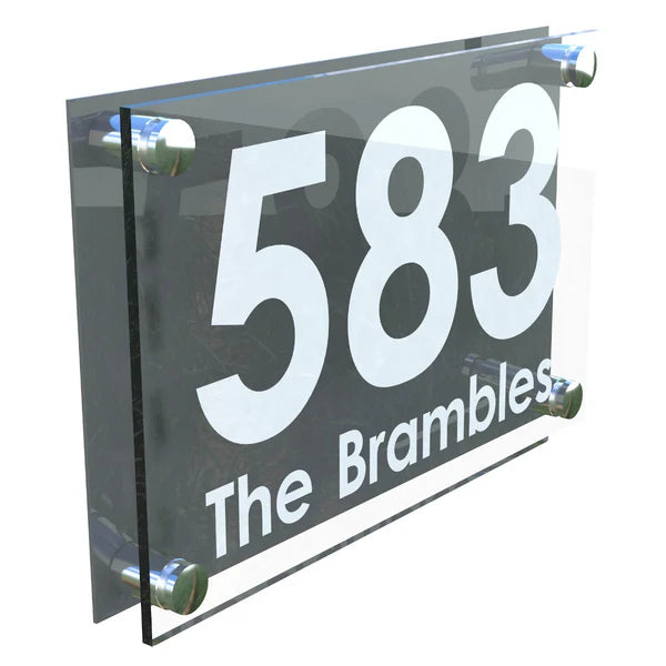 Mr Plaques Prestige A4 House Sign