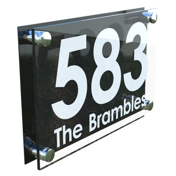 Mr Plaques Prestige A4 House Sign