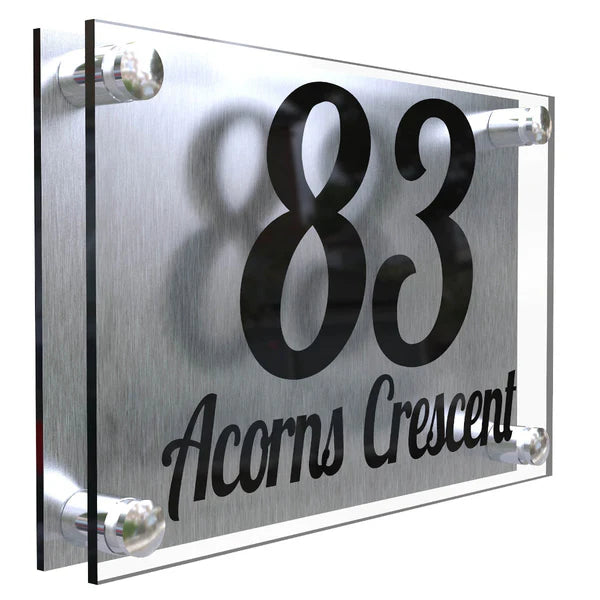 Mr Plaques Prestige A4 House Sign