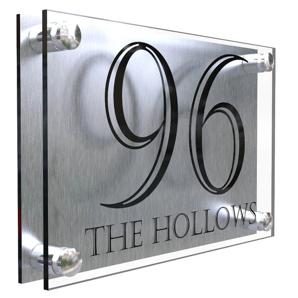 Mr Plaques Prestige A4 House Sign