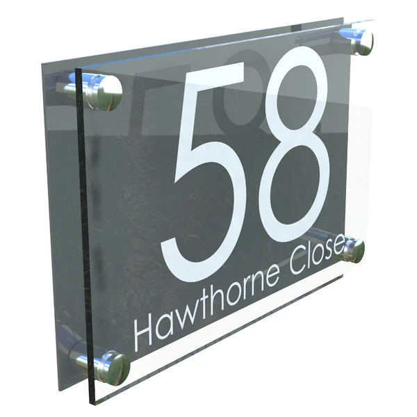 Mr Plaques Prestige A4 House Sign