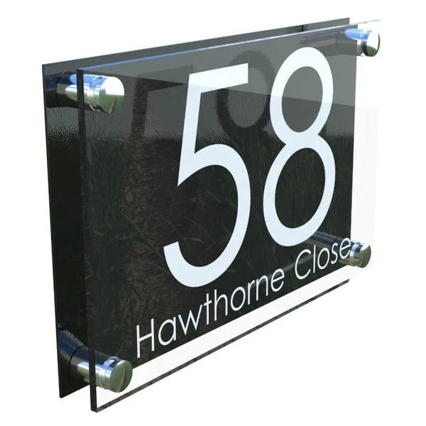 Mr Plaques Prestige A4 House Sign