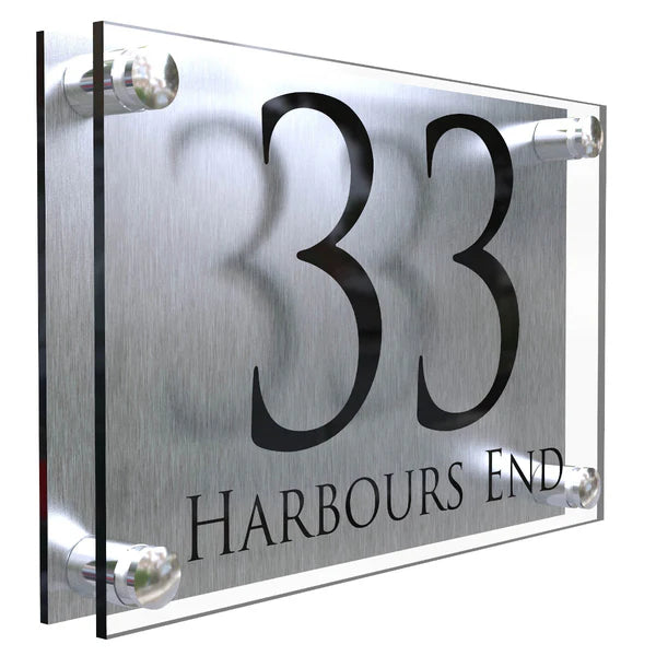 Mr Plaques Prestige A4 House Sign