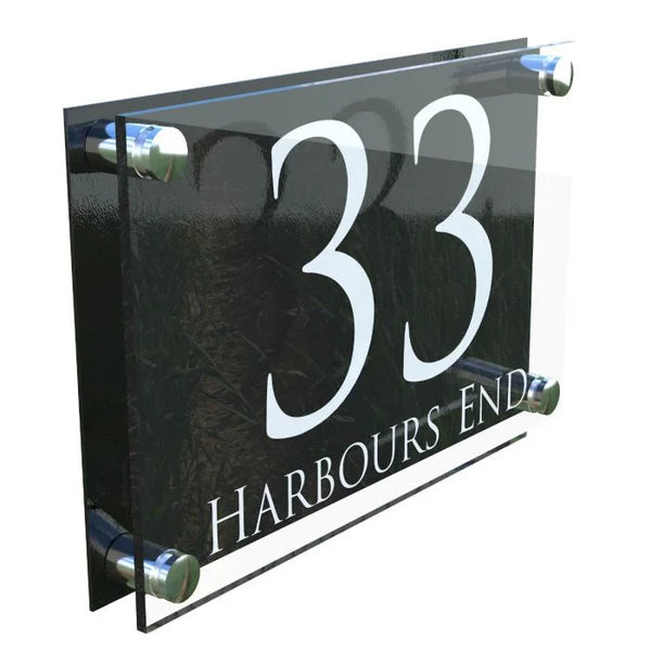 Mr Plaques Prestige A4 House Sign