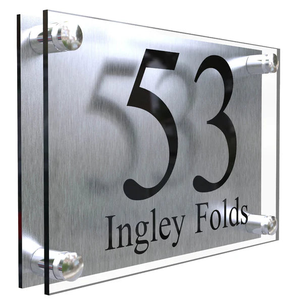 Mr Plaques Prestige A4 House Sign