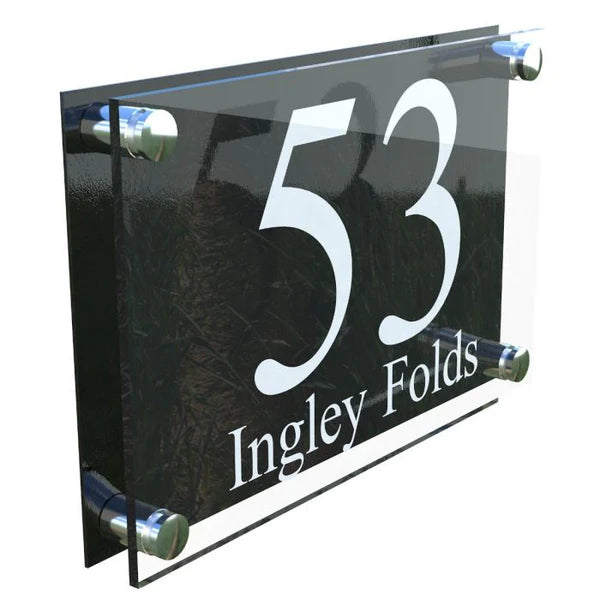 Mr Plaques Prestige A4 House Sign