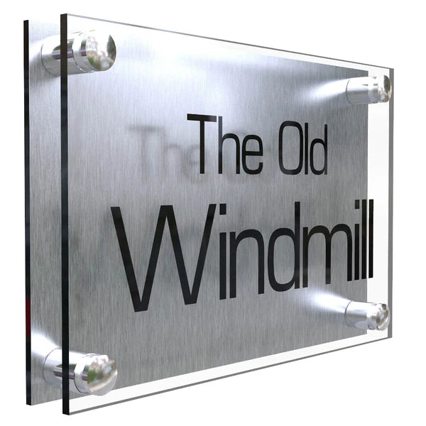 Mr Plaques Prestige A4 House Sign